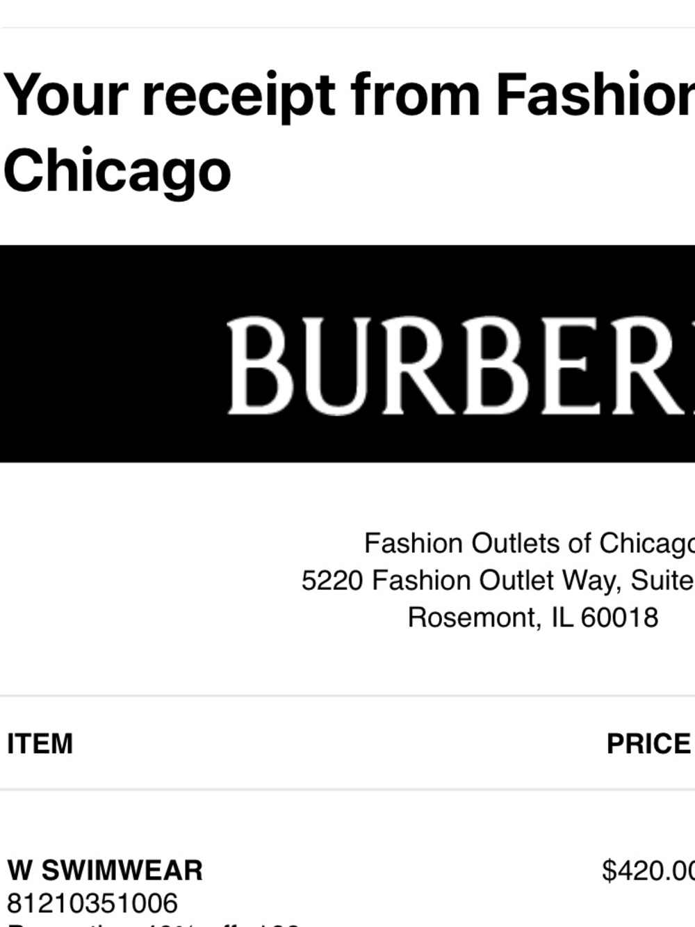 BNWT Burberry one piece swimsuit - Picture 11 of 11